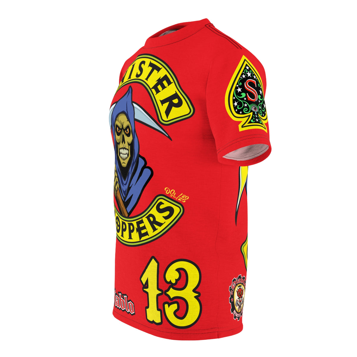 Sinister Choppers Custom Motorcycles - Reaper HiViZ Super Tee - High Performance Riding Wear