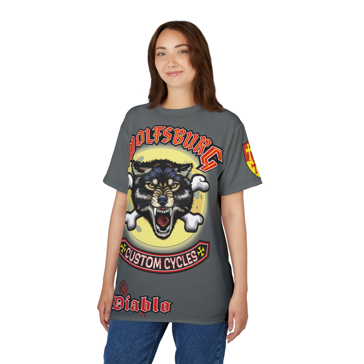 Wolfsburg Custom Cycles HiViz Super Tee - Ultimate in Riding Comfort