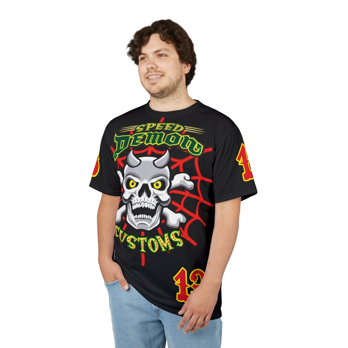 Speed Demon HiViZ Riding Super Tee - Superior Riding Comfort- The Intimidator