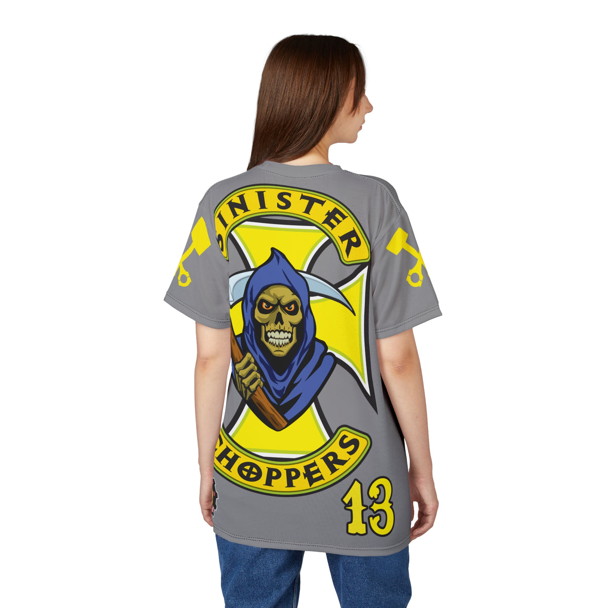 Sinister Choppers HiViz Custom Motorcycles Reaper Super Tee - High Performance Riding Wear