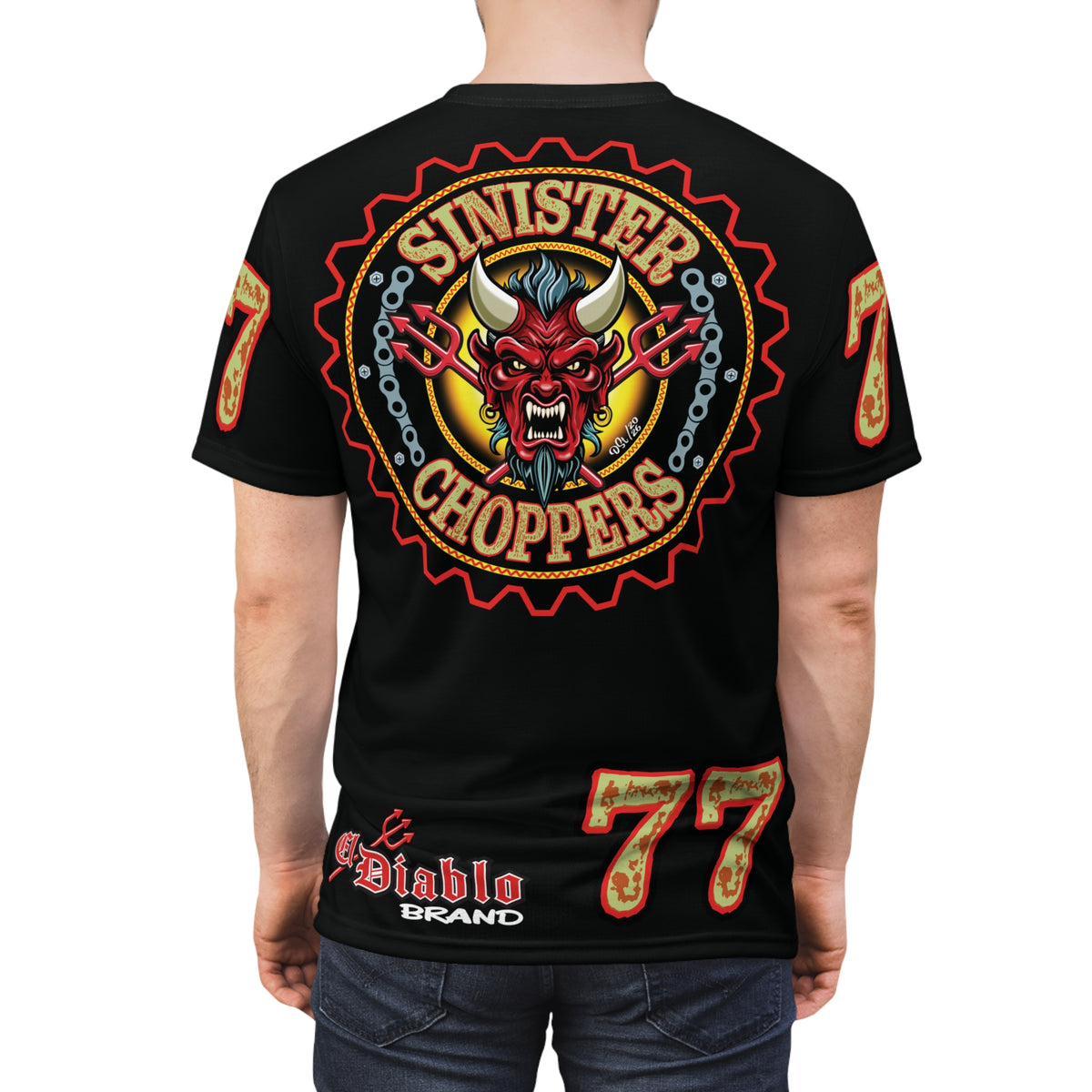 Sinister Choppers BLACKGEAR SPECIAL SUPER T— Ride Cool, Look Cool in our Best Super Tee