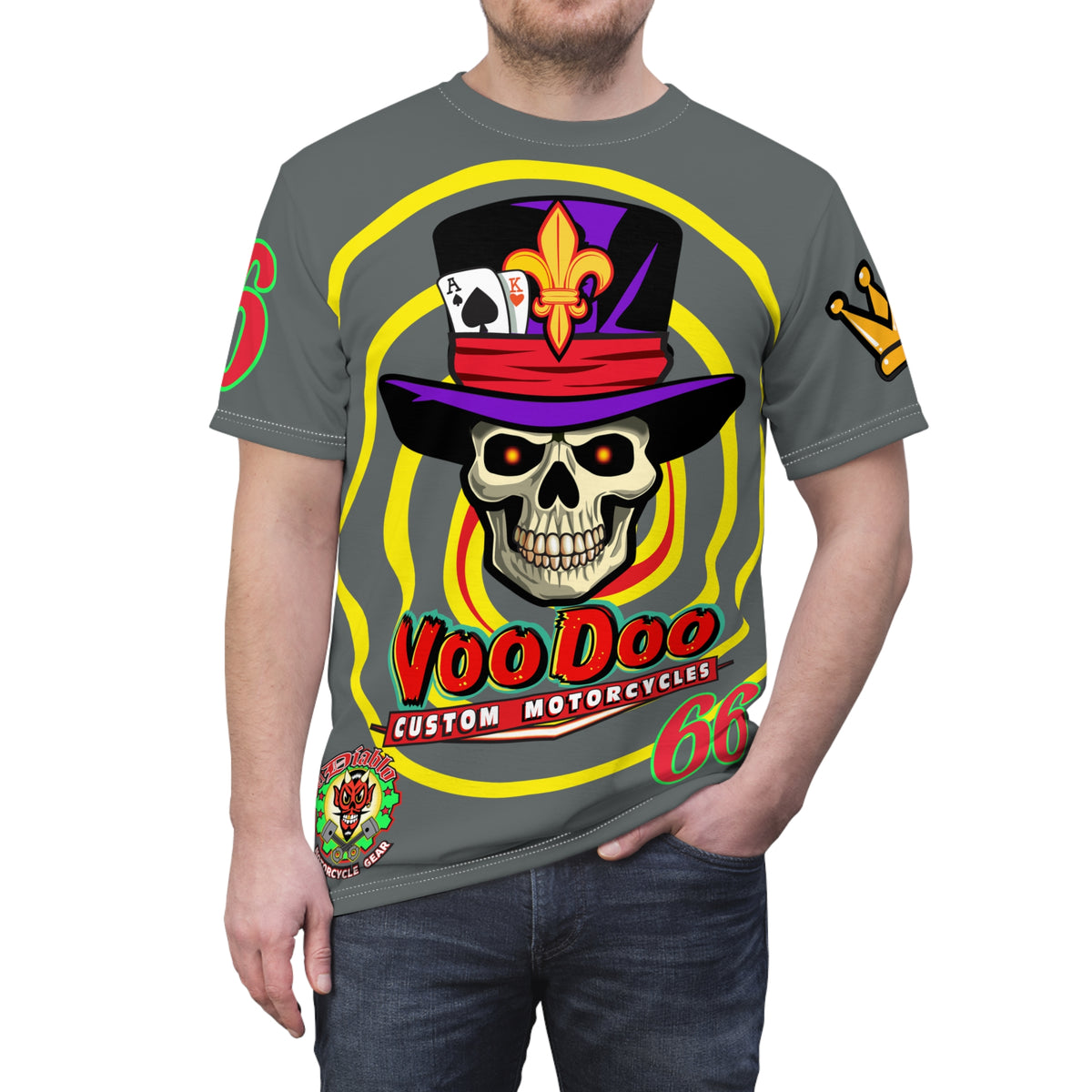VooDoo Custom Motorcycles Crazy Hypno Wheel Design