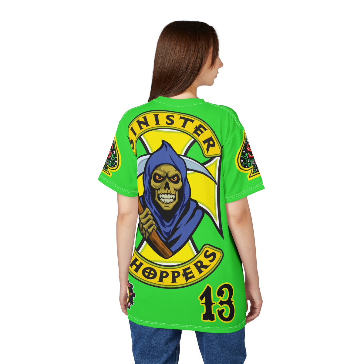 VERY SPECIAL  Sinister Choppers Custom Motorcycles - Custom  HiViZ LUMINA  Super Riding Tee - High Performance Riding Wear