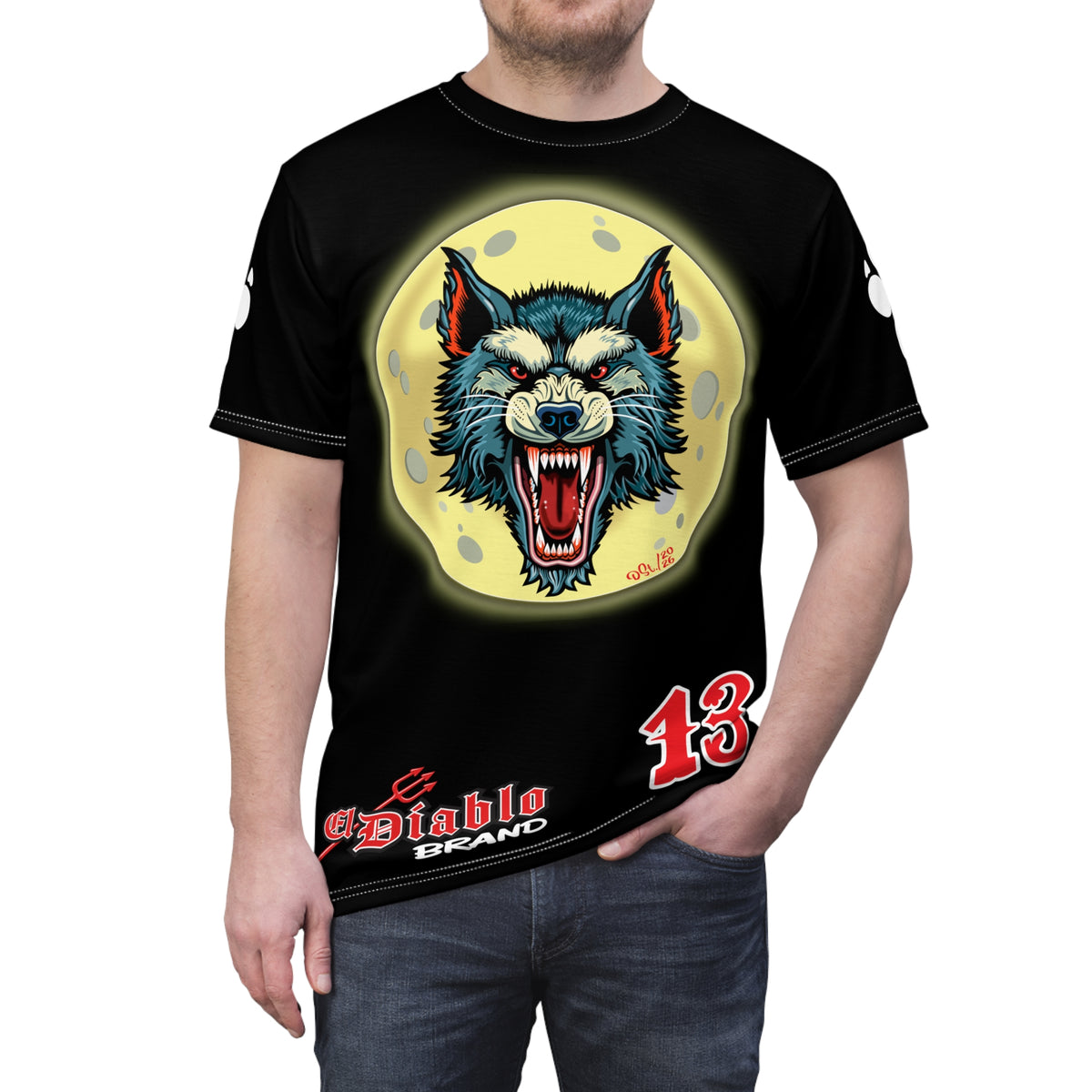 Copy of MWT Wolf Custom Motorcycles Super Tee — Viciously Cool High Performance Motorcycle Riding Shirt