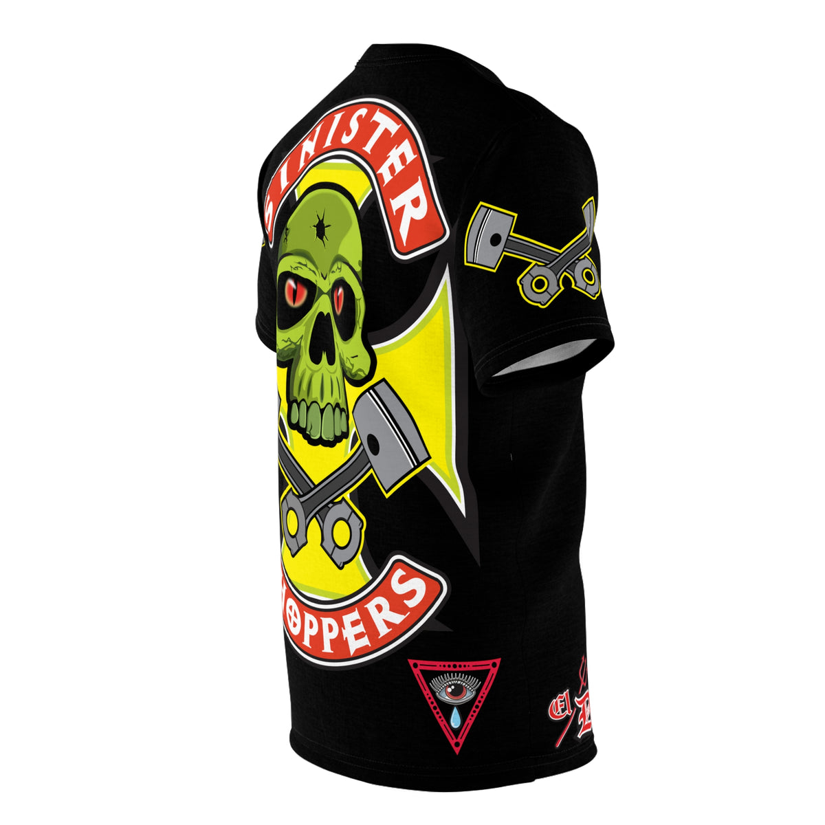 Sinister Choppers HiViz Super Cool Performance Riding Tee Shirt