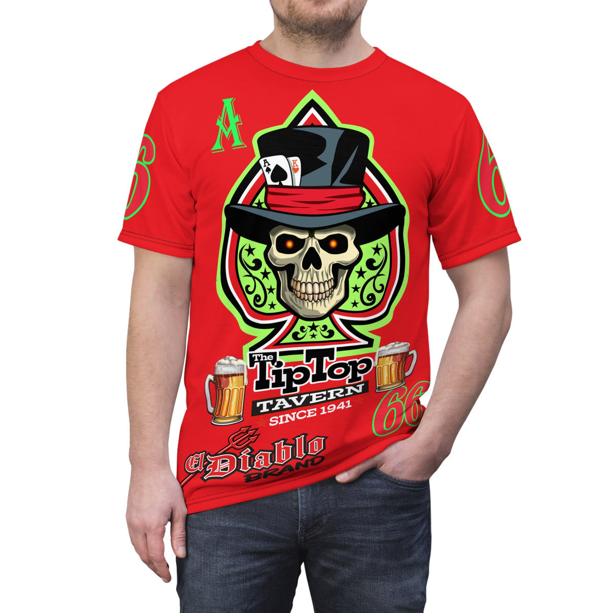 Tip Top Tavern Dive Bar Super Tee (*Limited Edition) - America's Best Dive Bar, Bikes Beers Babes & Bros. - Honouring Biker Bar Tee