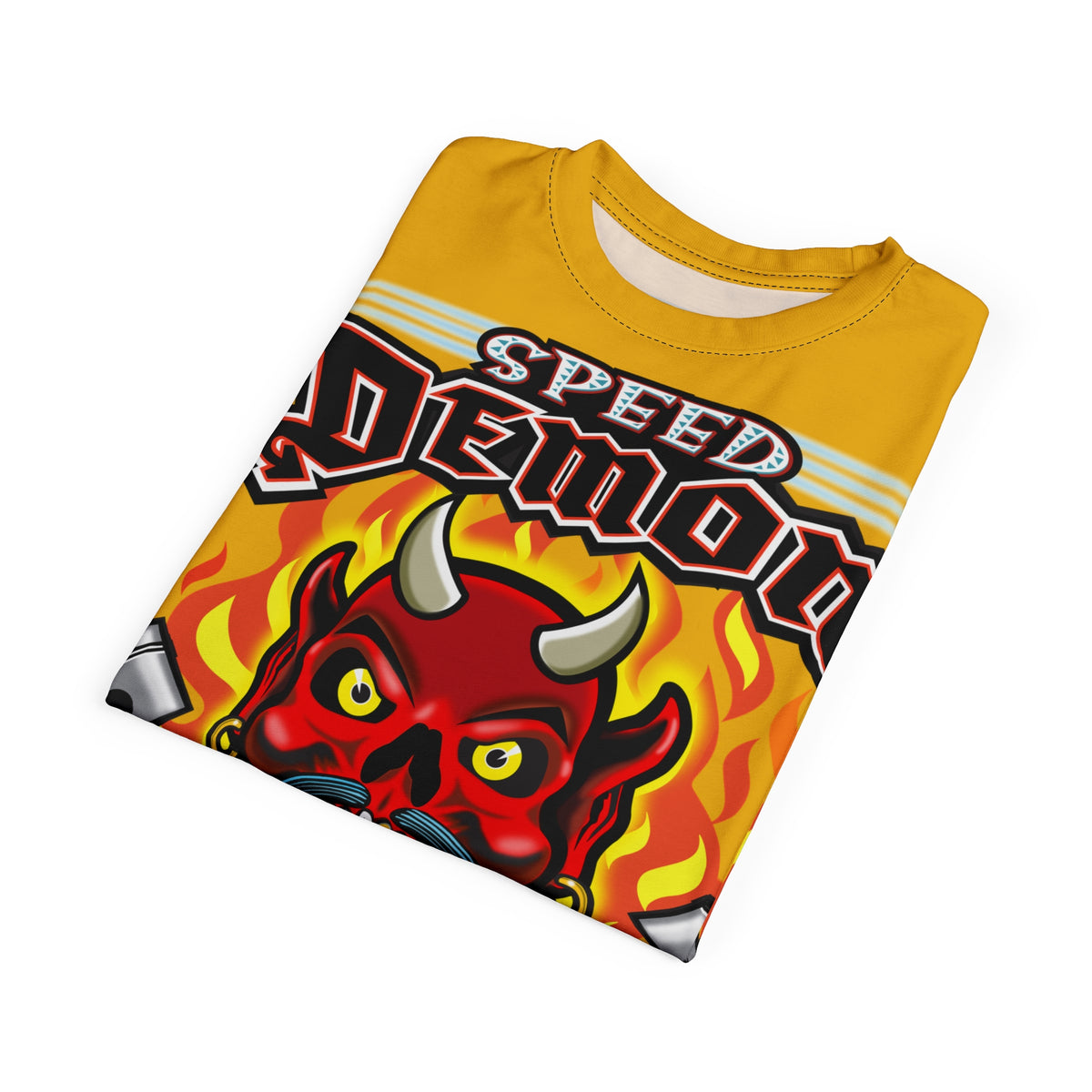 Speed Demon Custom HiViz Unisex Tee - Bold Graphic Harley Enthusiast Super T