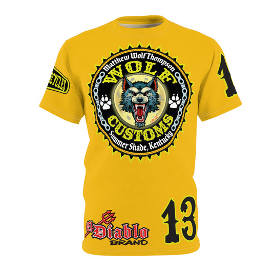 MWT Wolf Customs '66 Graphic Super  Tee — Retro Motorcycle Club Shirt The Best Biker Riding Tee EVER !!!