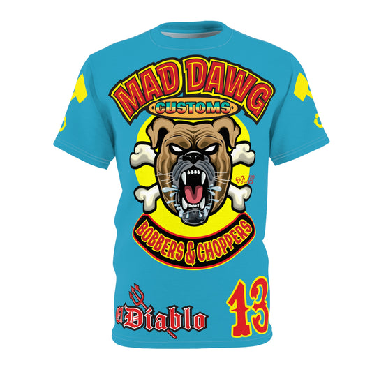 Mad Dawg Customs HiViz, High Performance Super Tee - Mad Dawgs & Bad Dawgs must have Riding Super Tee