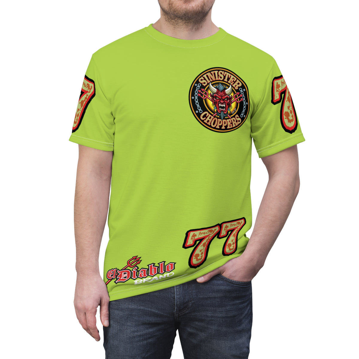 SRT Sinister Choppers HIVIZ SPECIAL SUPER RIDING TEE— Ride Cool Look Cool in our Best Super Tee