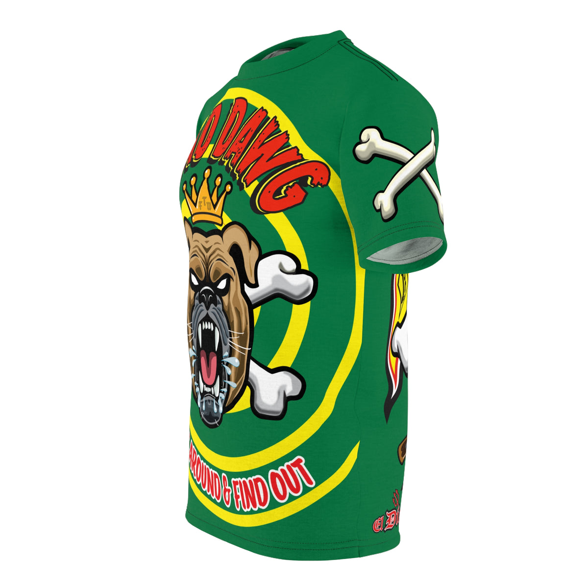 Mad Dawg FAFO HiViz Custom Motorcycle Riding Tee