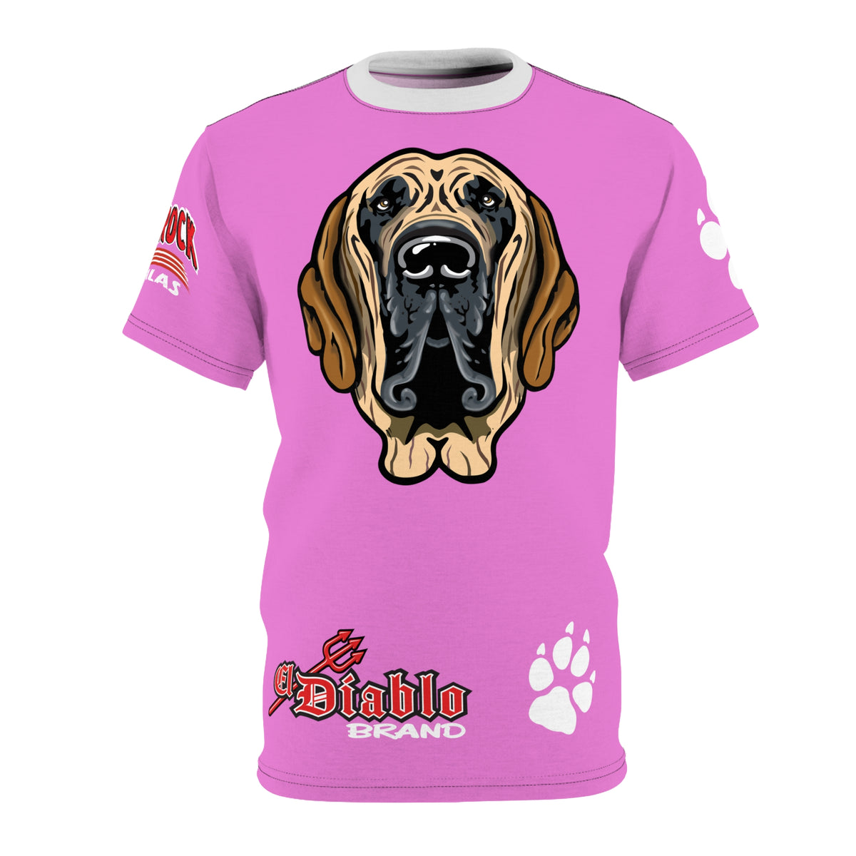 Country Rock Filas Graphic Super Tee — El Diablo Brand Paw Print T-Shirt 4Braylee