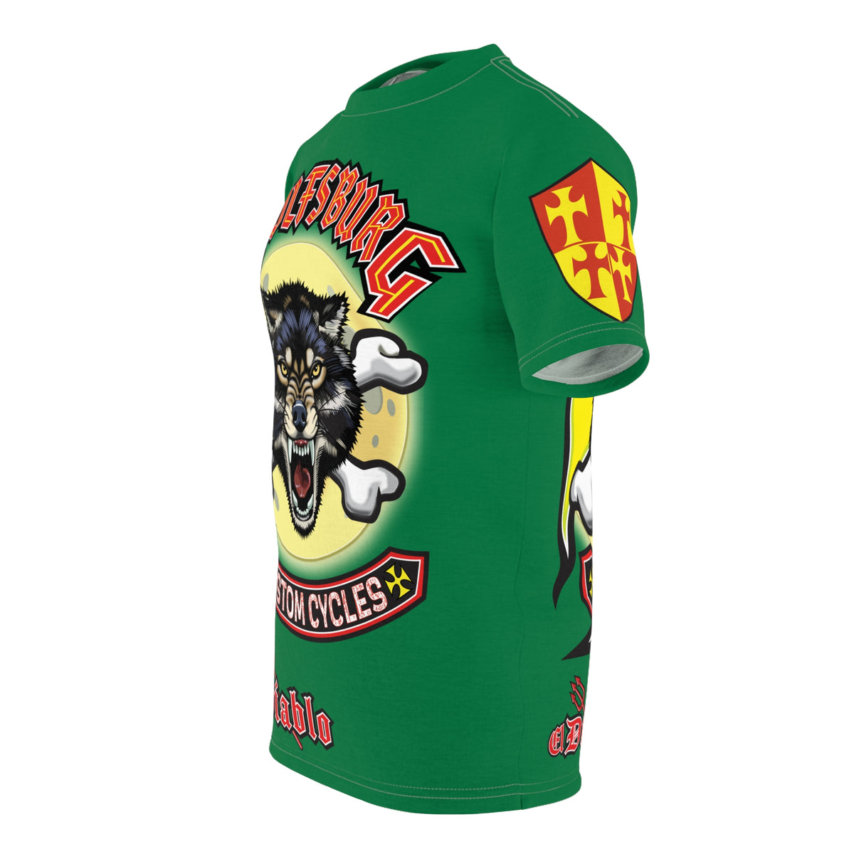 Wolfsburg Custom Cycles HiViz Super Tee - Ultimate in Riding Comfort