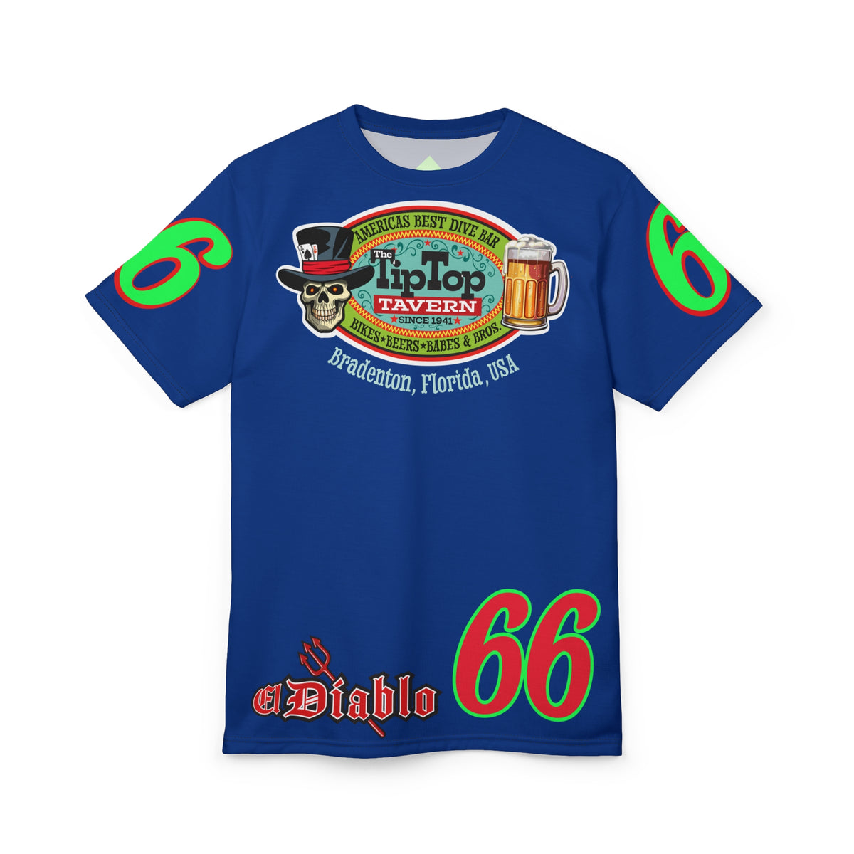 Tip Top Tavern Ace of Spades Super Tee - America's Best Dive Bar - Bikes Beers Babes & Bros.