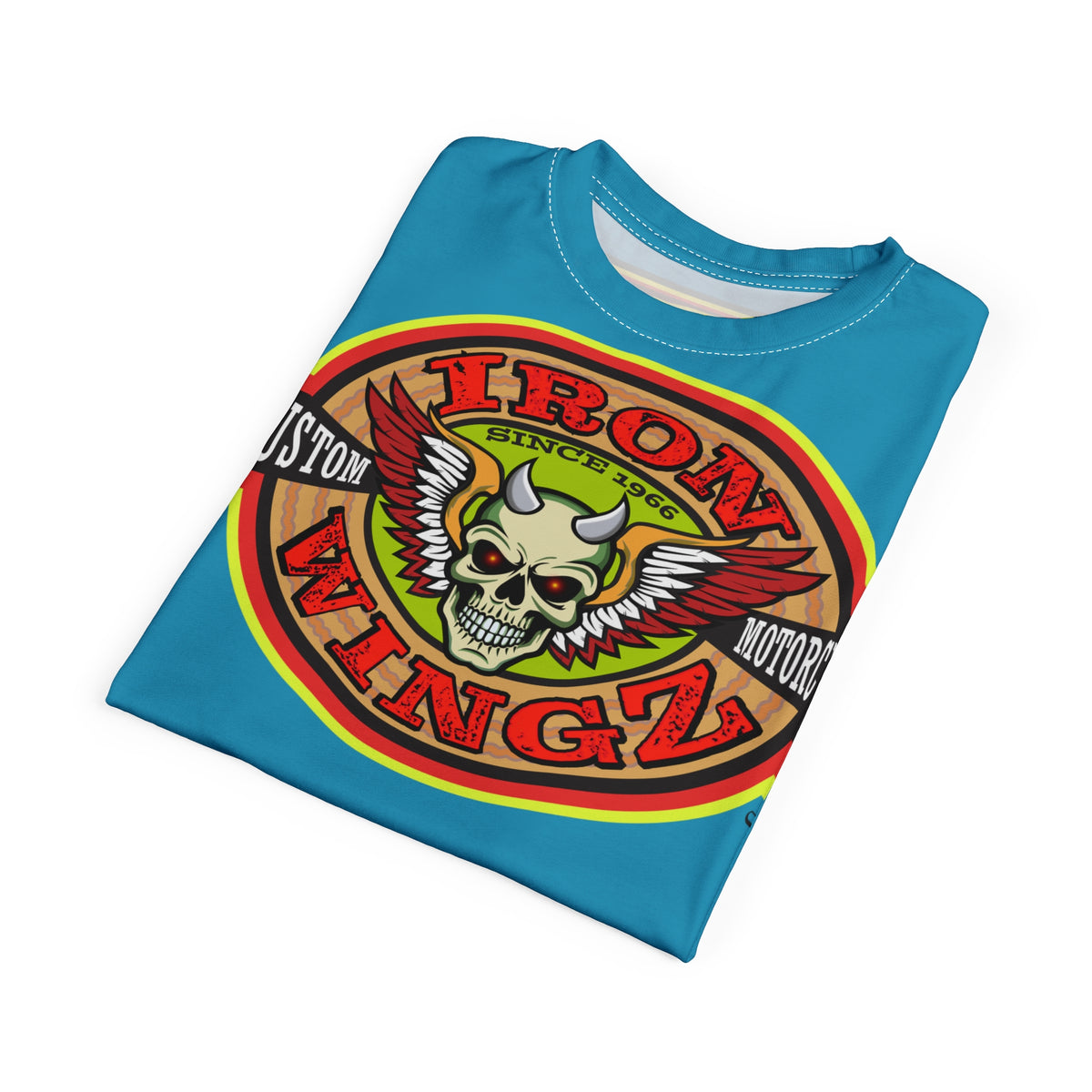 Iron WingZ Customs HiViz High Performance Motorcycle Riding Super Tee