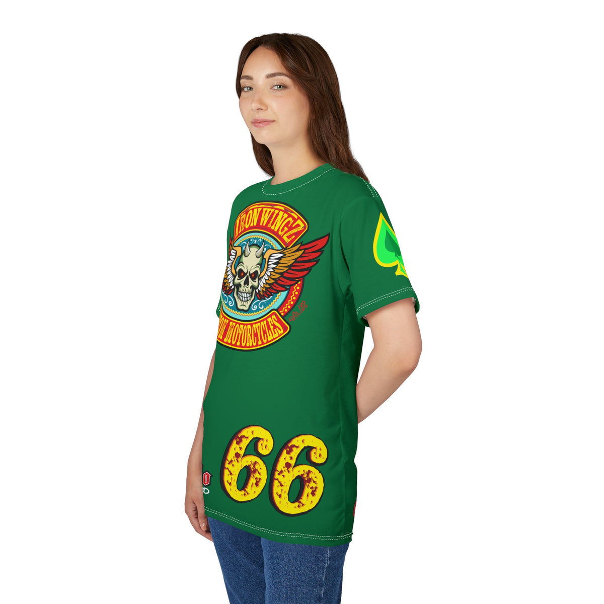 Iron Wingz Custom Motorcycle Unisex Super Tee - Bold Graphic Tee for Bikers (Limited Edition)