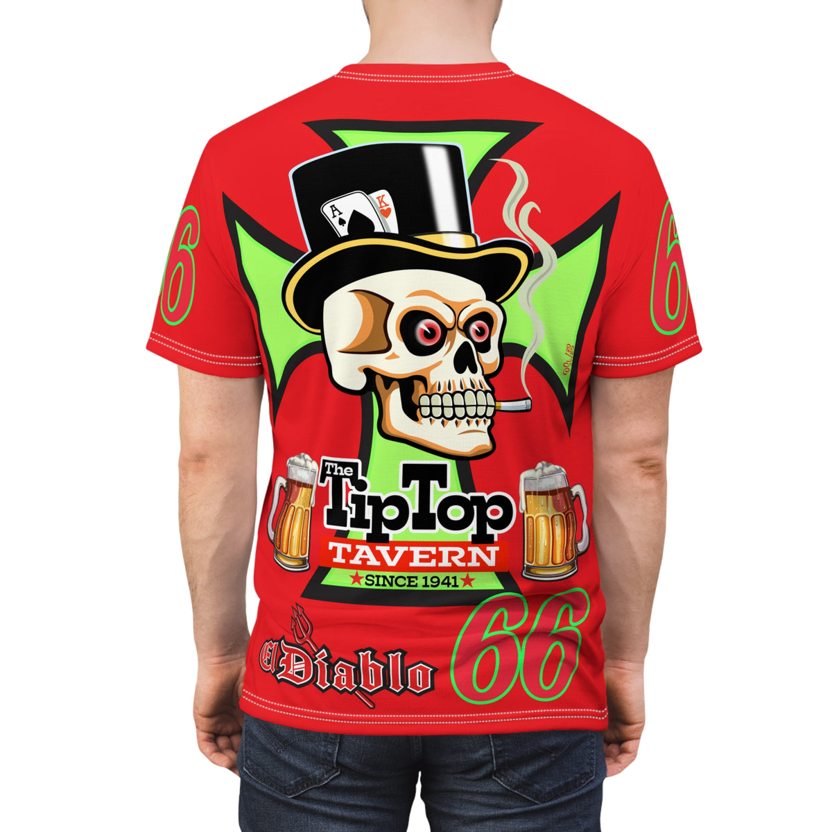 Tip Top Tavern Dive Bar Super Tee - America's Best Dive Bar, Bikes Beers Babes & Bros. - Biker Bar Tee