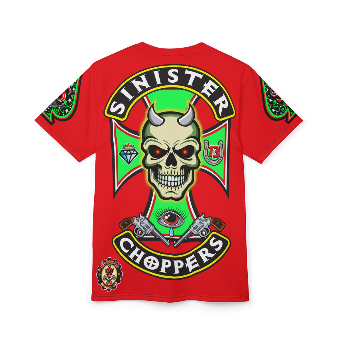 Sinister Choppers HiViz High Comfort Motorcycle Riders Super Tee