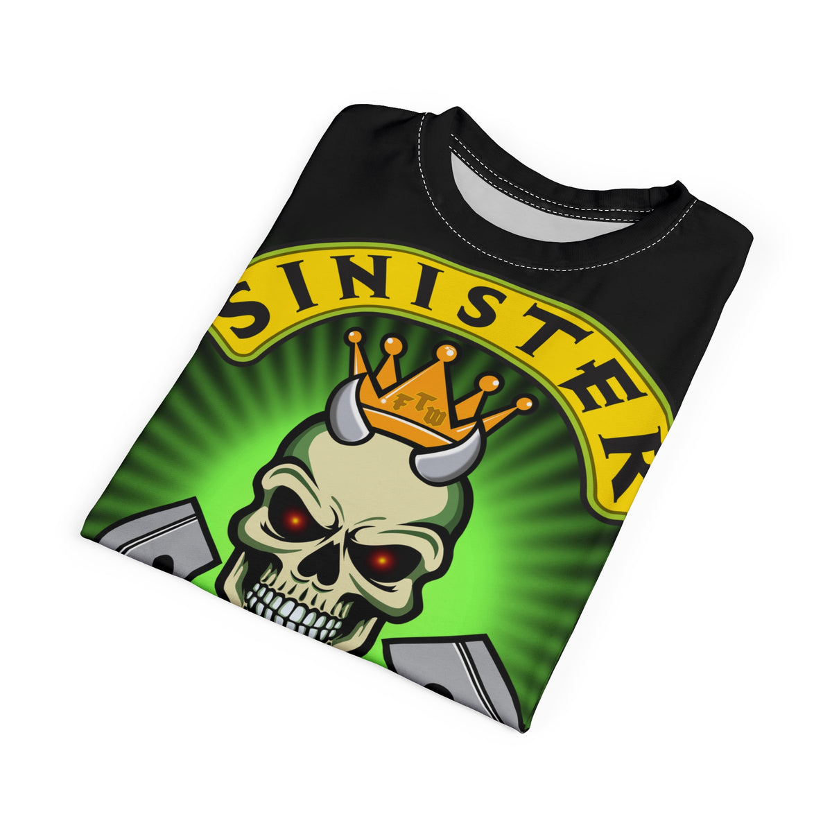 Sinister Choppers HiViz Super Tee - Custom Designed Motorcycle Riding Gear