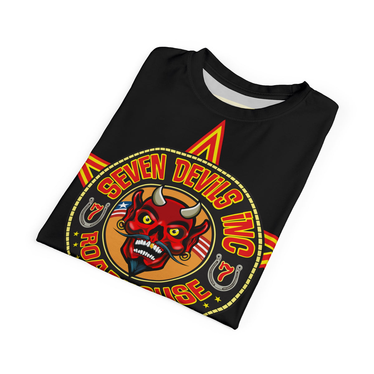 Seven Devils Inc. Roadhouse Graphic Tee - Motorcycle Custom Riding Super Tee