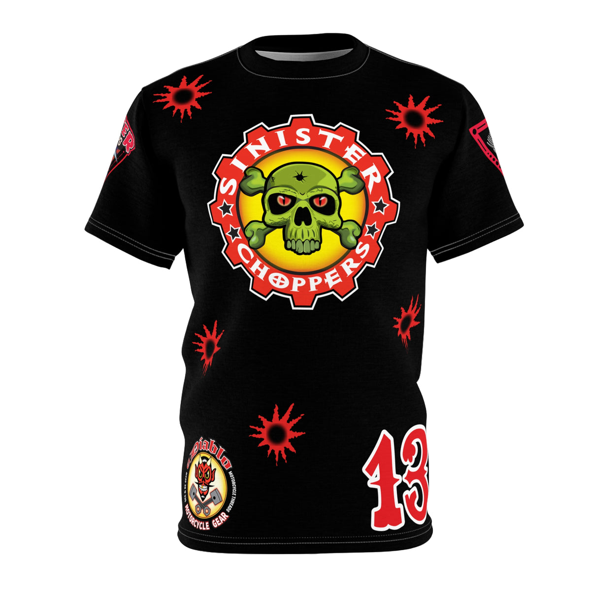 Sinister Choppers HiViz Super Tee - Outrageous Biker Gear