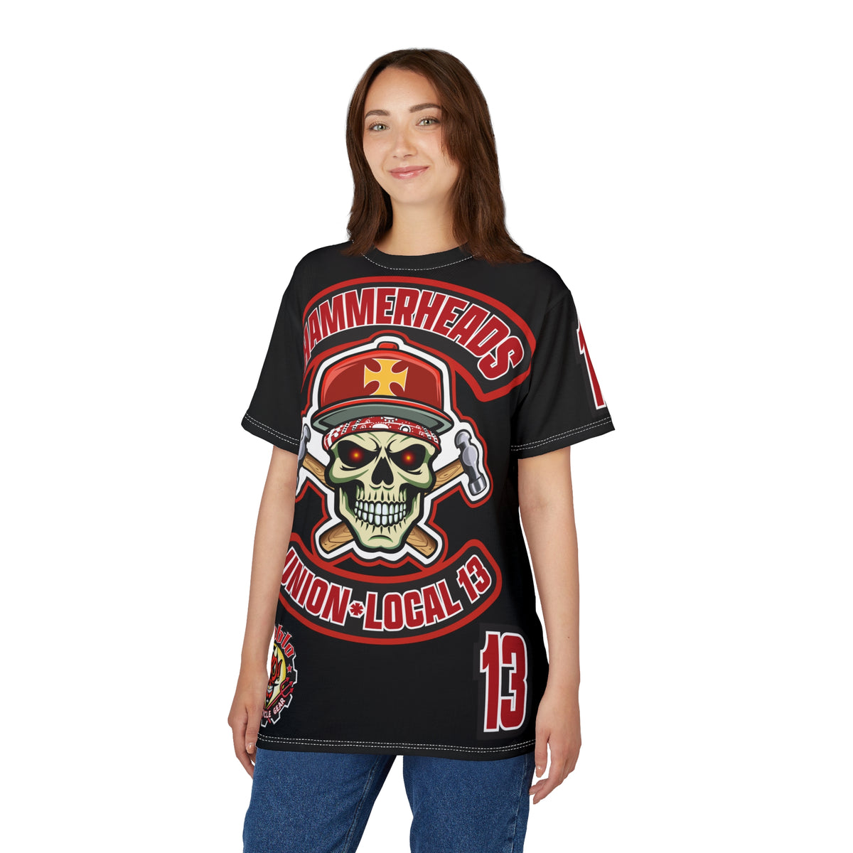 Hammerheads Union Local 13 Super Tee - Rough Tough Bad Attitude Motorcycle Riding Tee