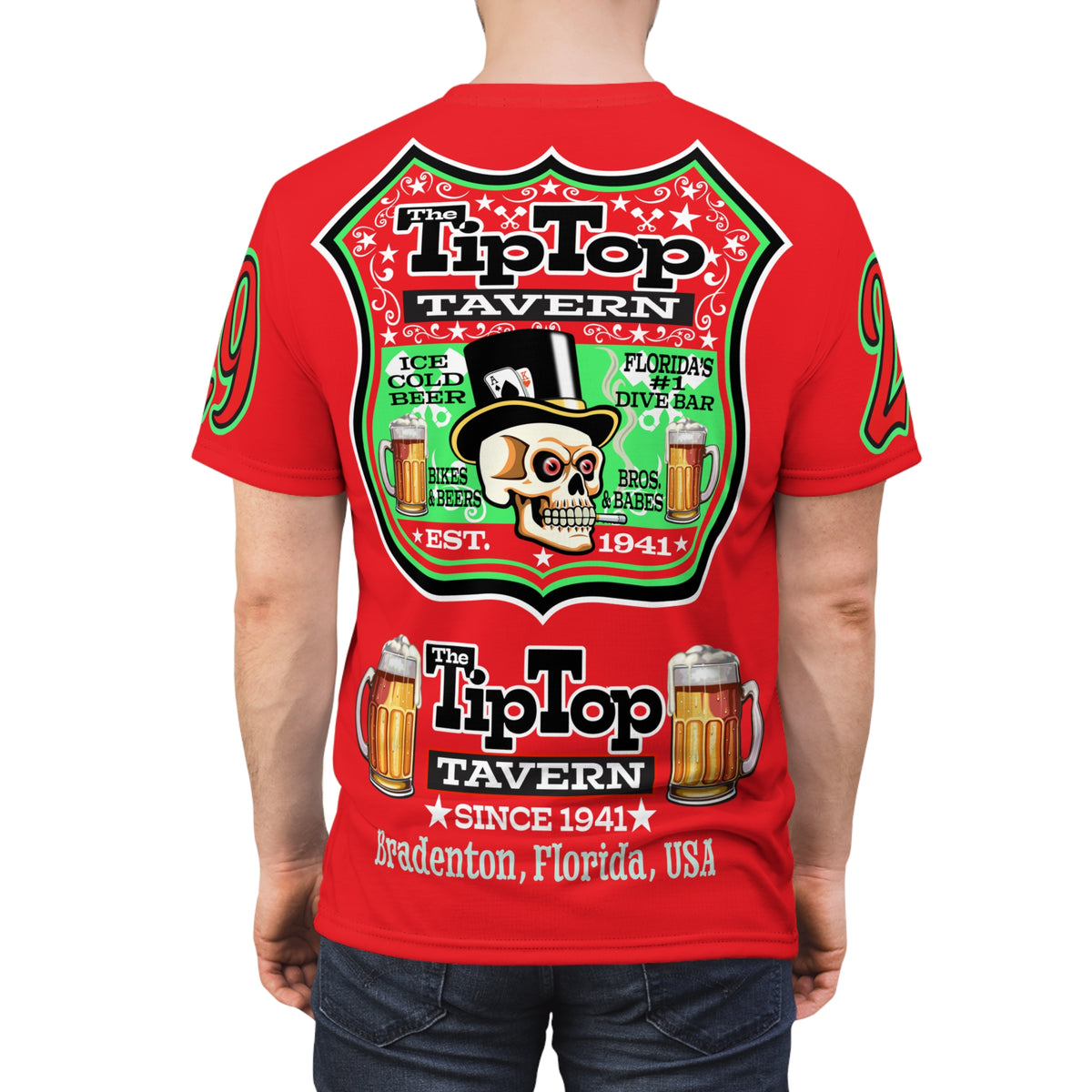 Tip Top Tavern Dive Bar Super Tee - America's Best Dive Bar, Bikes Beers Babes & Bros. - Biker Bar Tee