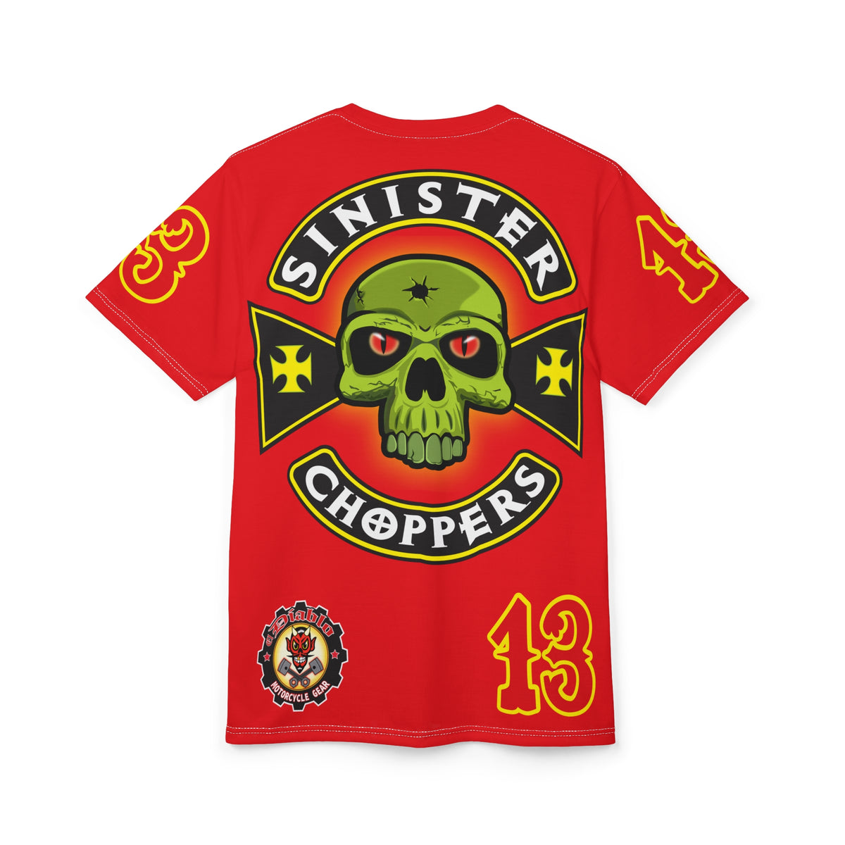 Sinister Choppers - HiViZ Super Tee - Spectacular Custom Motorcycle Riding Gear
