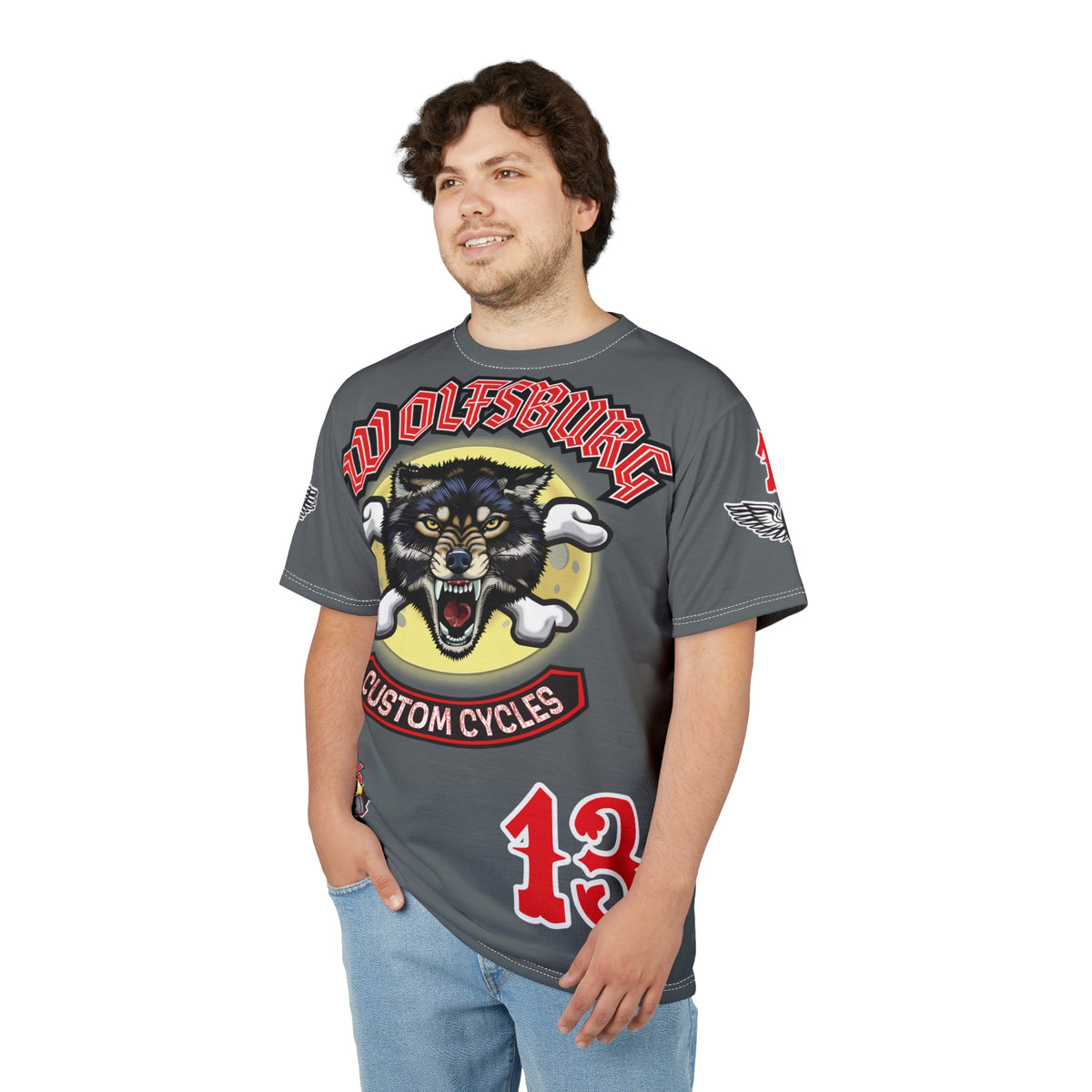 Wolfsburg Custom Cycles HiViz Super Tee - High Performance Motorcycle Riding Tee