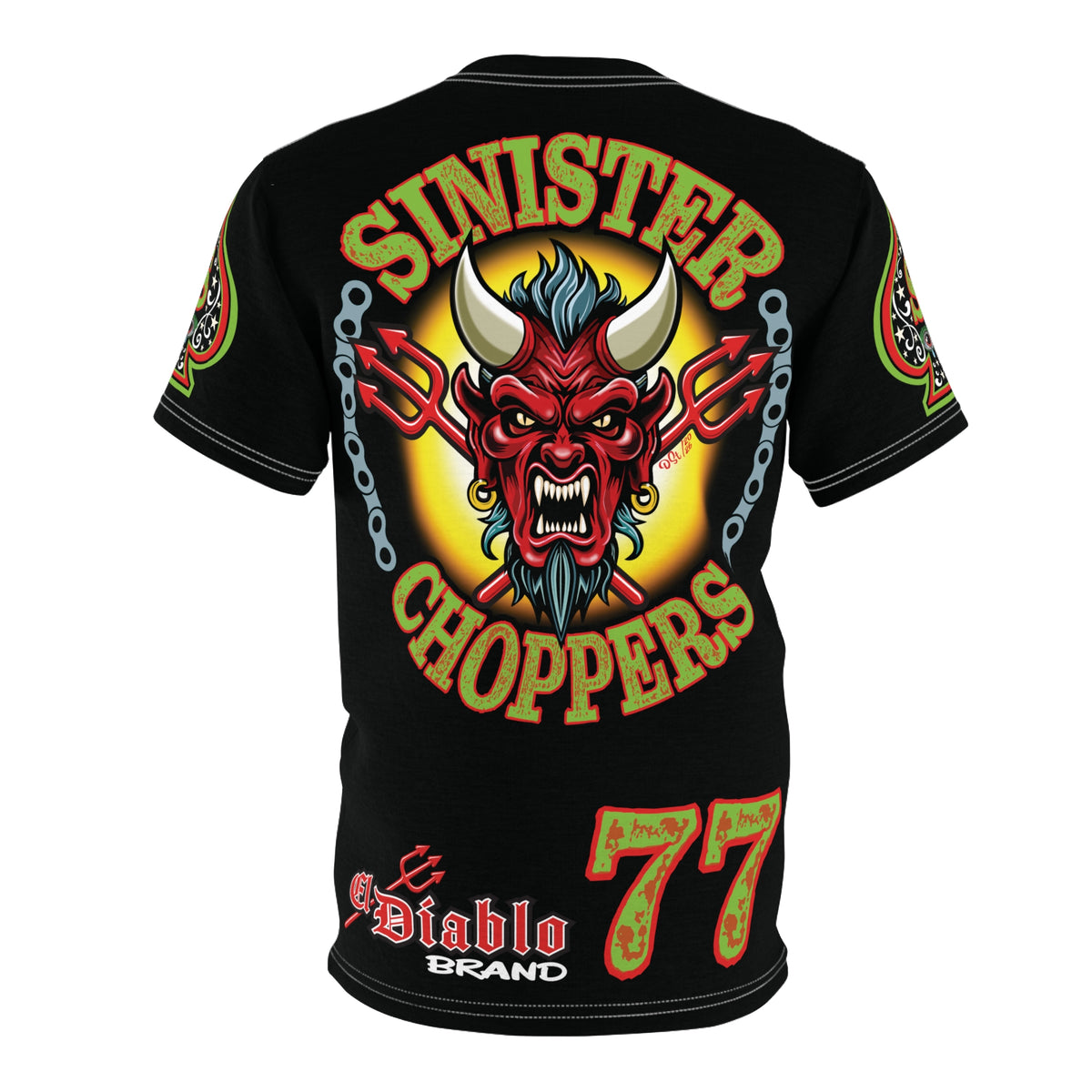 Sinister Choppers MR GREEN SPECIAL SUPER T— Ride Cool, Look Cool in our Best Super Tee