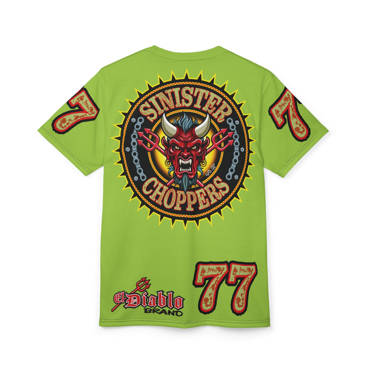 VERY Special HIVIZ Sinister Choppers BIG D SUPER T— Ride Cool Look Cool in our Best Super Tee