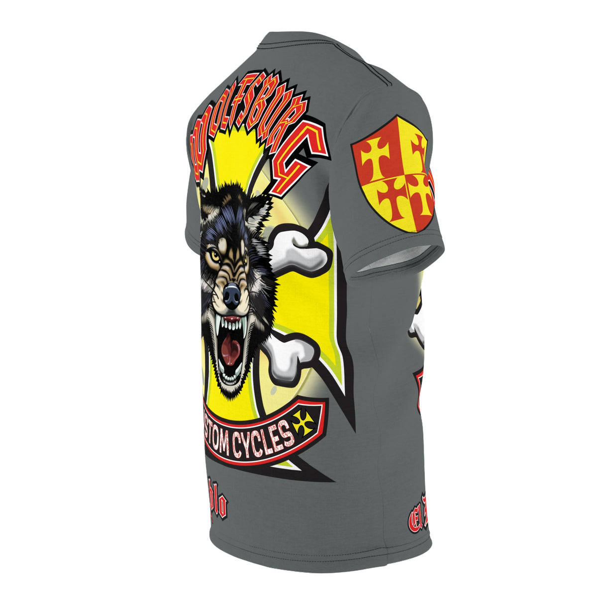 Wolfsburg Custom Cycles HiViz Super Tee - Ultimate in Riding Comfort
