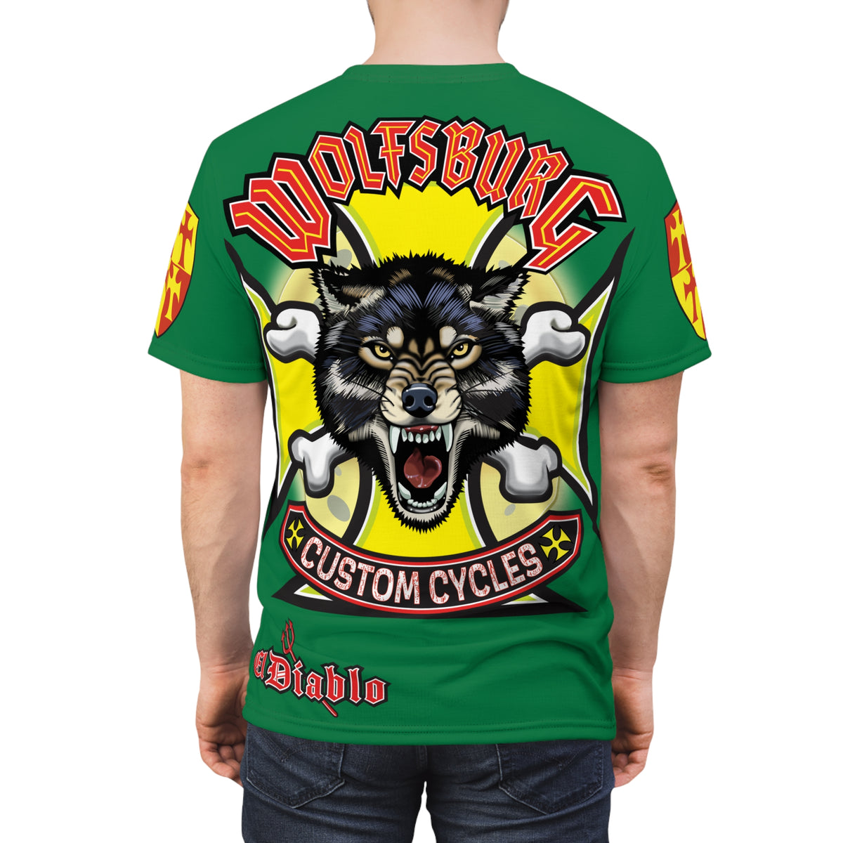 Wolfsburg Custom Cycles HiViz Super Tee - Ultimate in Riding Comfort