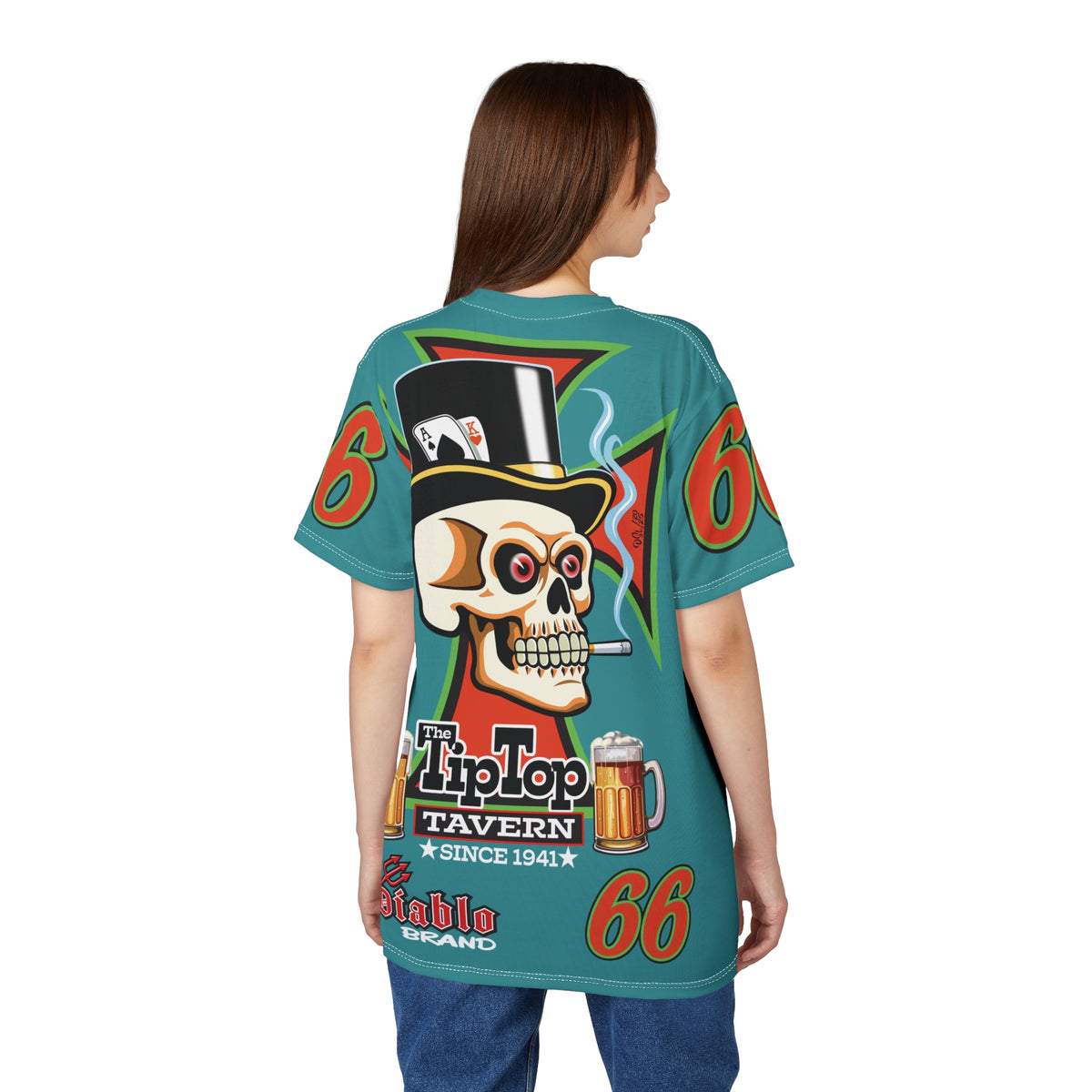 Tip Top Tavern Dive Bar Super Riding Tee - America's Best Dive Bar, Bikes, Beers, Babes & Bros. - Biker Bar Tee