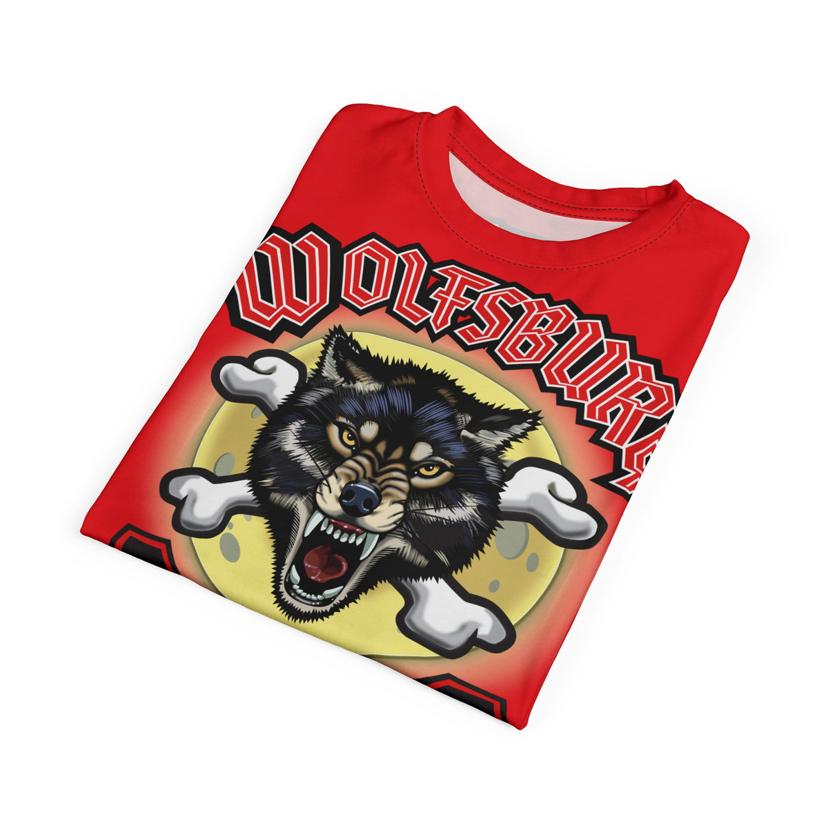 Wolfsburg Custom Cycles HiViz Graphic Super Tee for Bikers
