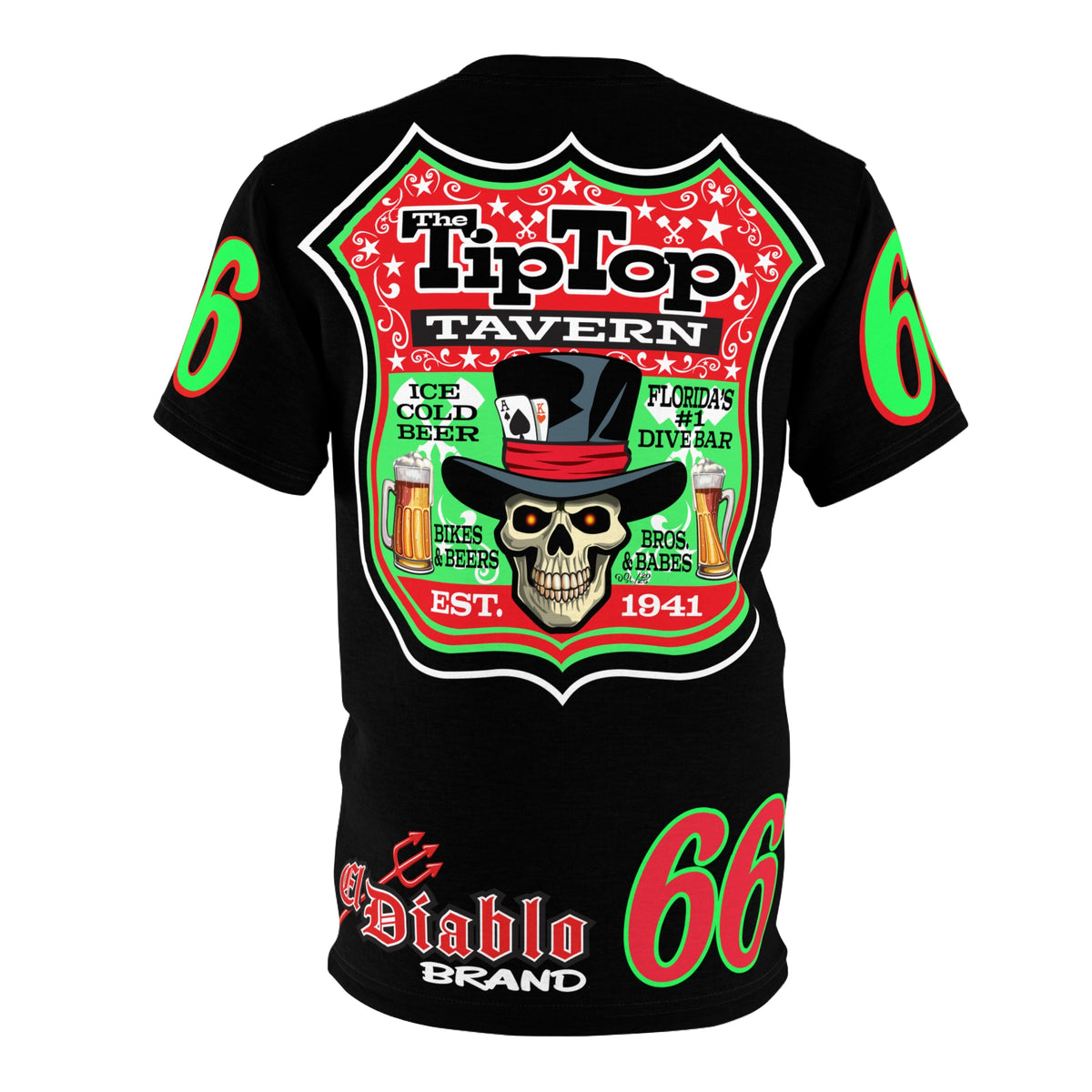 Tip Top Tavern Dive Bar Super Tee - America's Best Dive Bar - Bikes Beers Babes & Bros. -Remembering Jesse Biker Bar Tee