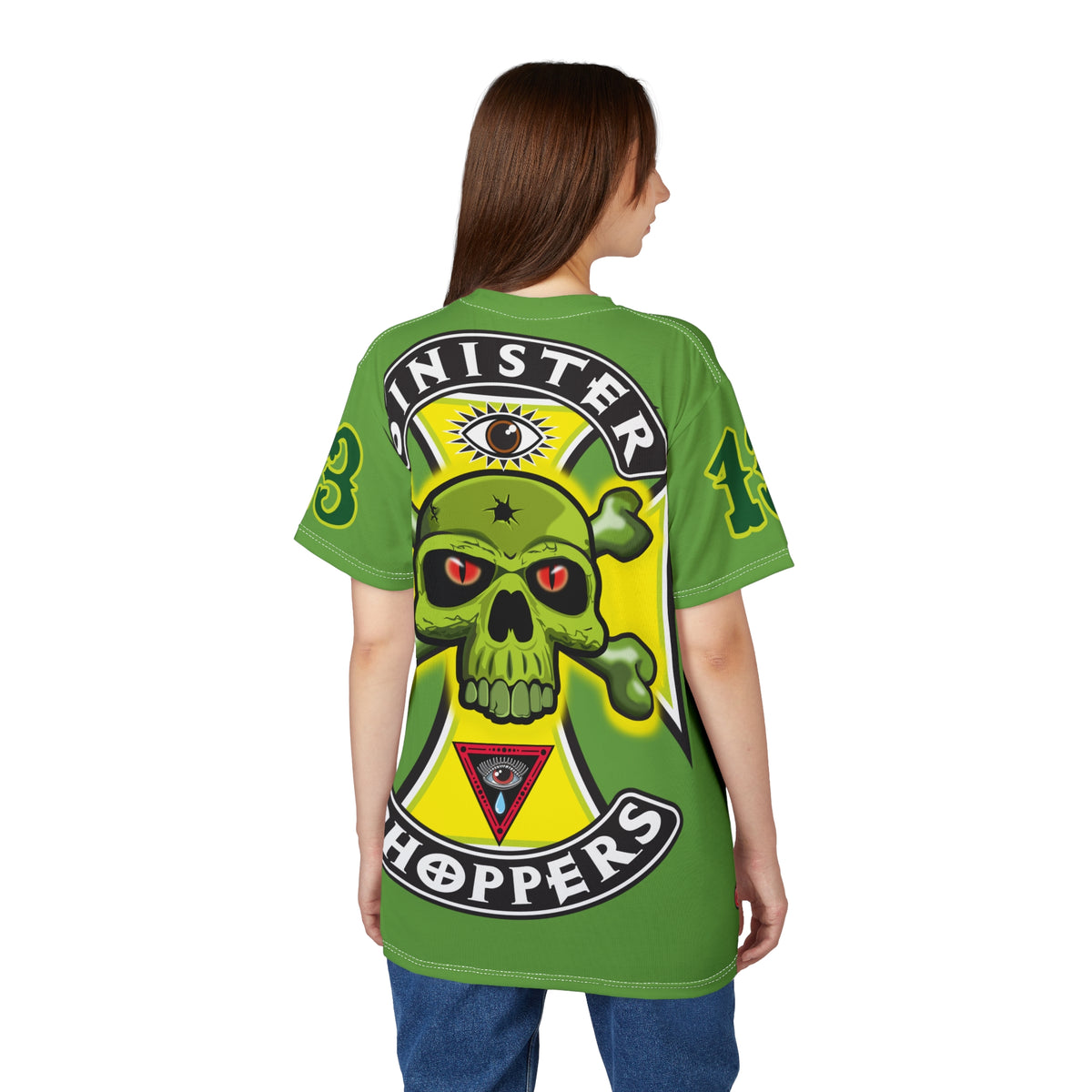 Sinnister Choppers FHiViz HiViz Motorcycle Riders Super Tee