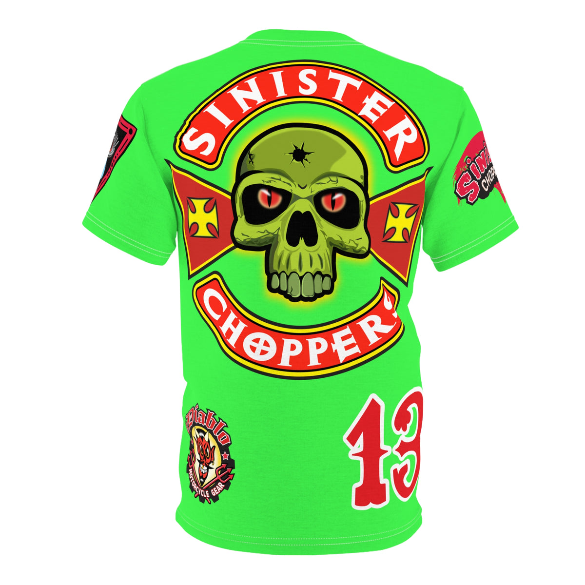 Very Special Sinister Choppers HiViz Bad Attitude Super Tee