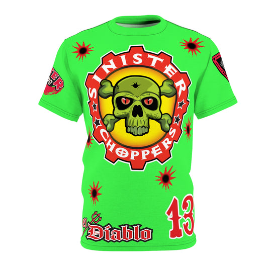 Very Special Sinister Choppers HiViz Bad Attitude Super Tee