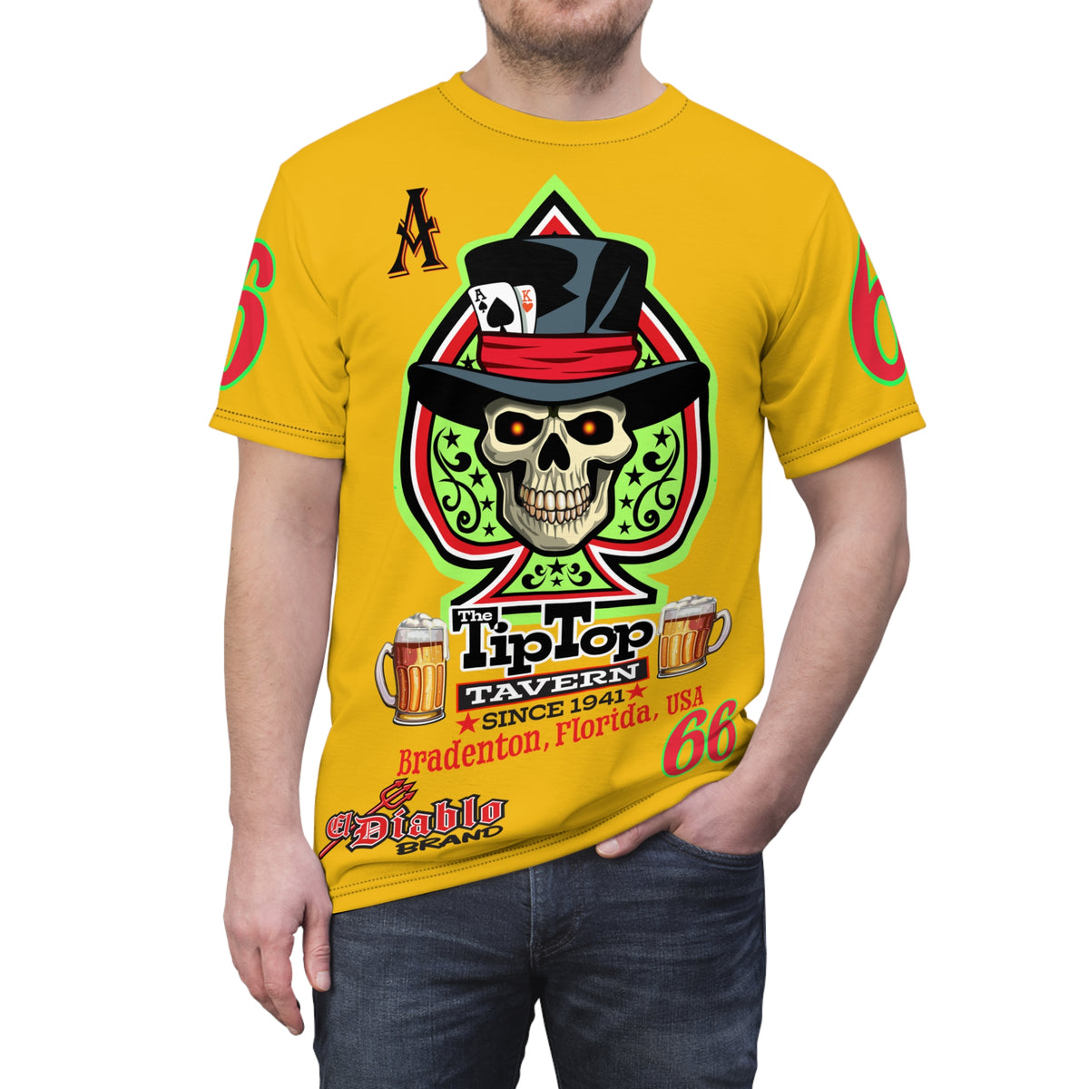 Tip Top Tavern Dive Bar Super Tee (*Limited Edition) - America's Best Dive Bar, Bikes Beers Babes & Bros. - Honouring Biker Bar Tee