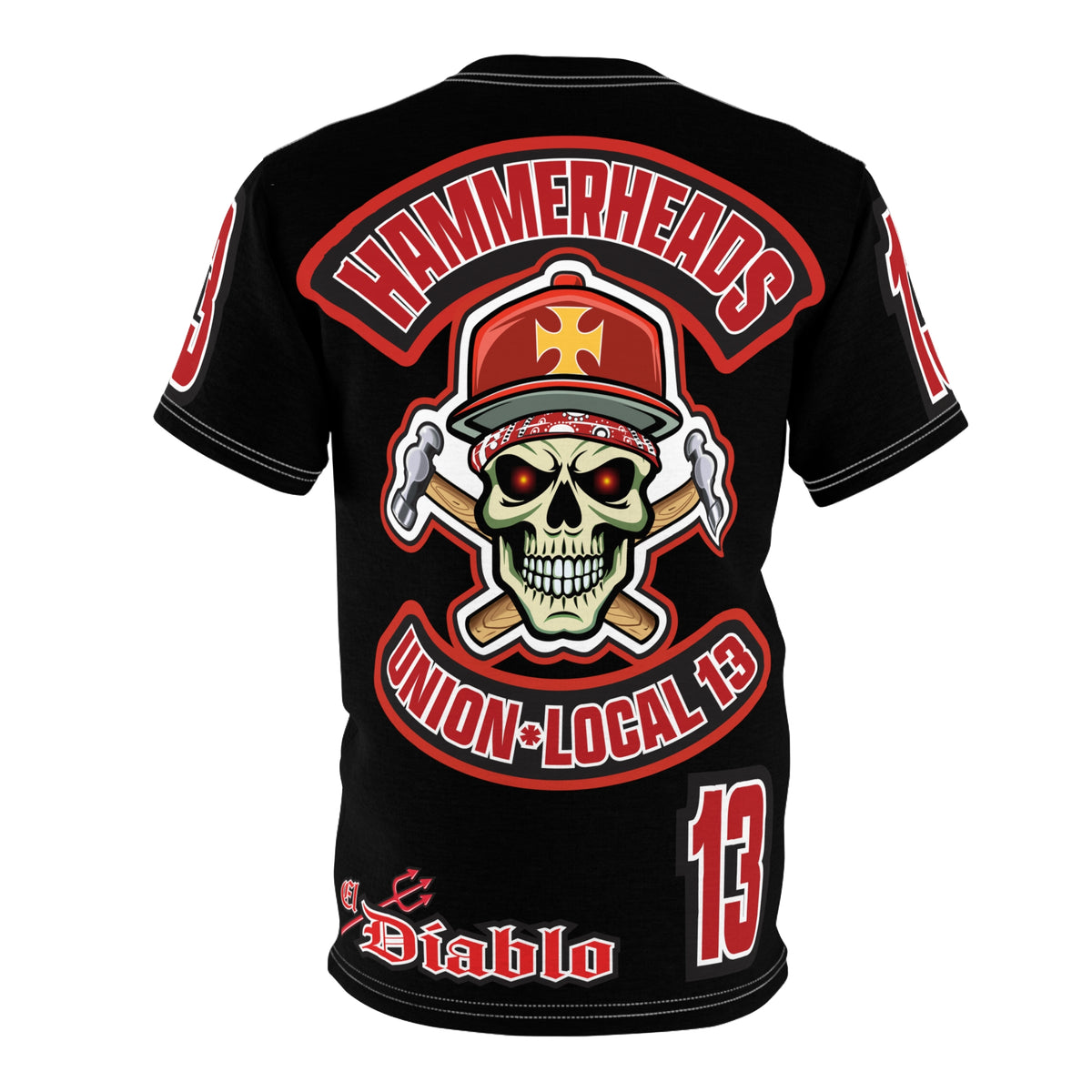 Hammerheads Union Local 13 FAFO Hardcore Biker Super Tee