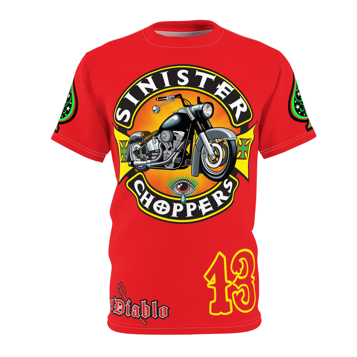 Sinister Choppers HiViz High Comfort Motorcycle Riders Super Tee