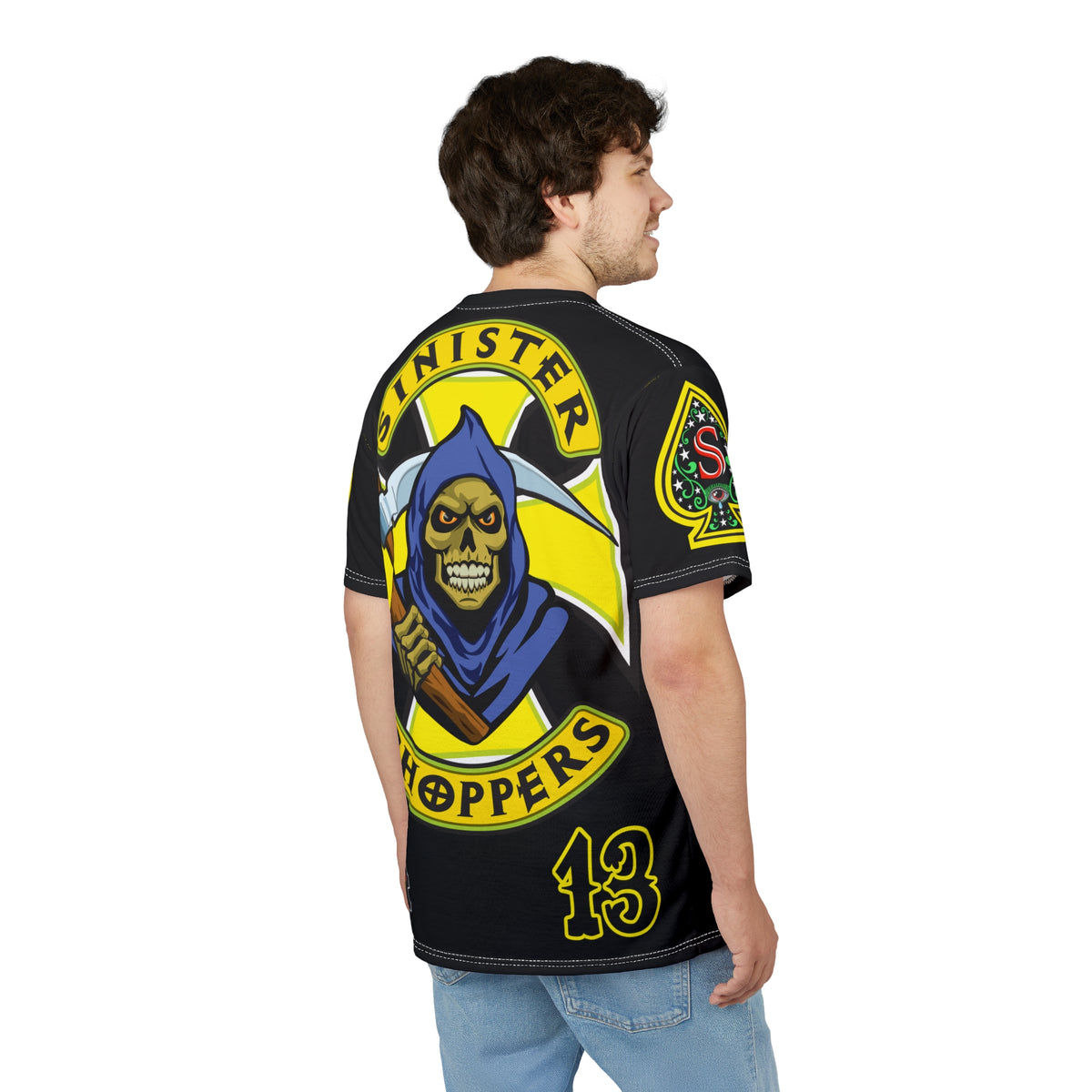 Sinister Choppers Custom Motorcycles - Custom Reaper Super Riding Tee - High Performance Riding Wear