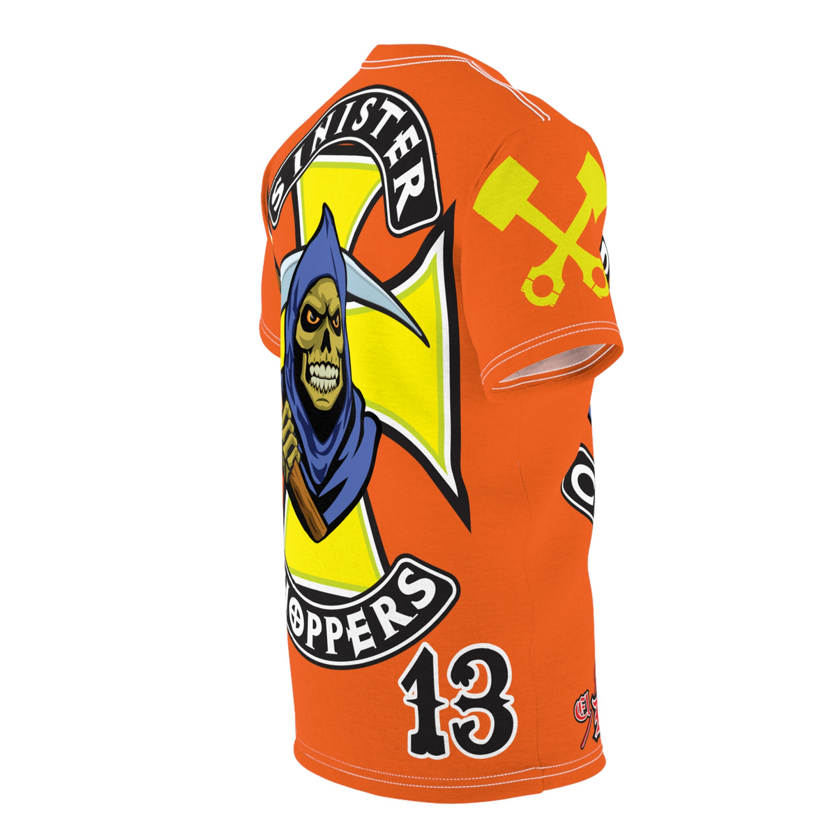 Sinister Choppers HiViz Custom Motorcycles Reaper Super Tee - High Performance Riding Wear