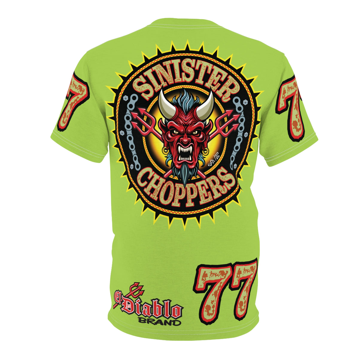 VERY Special HIVIZ Sinister Choppers BIG D SUPER T— Ride Cool Look Cool in our Best Super Tee