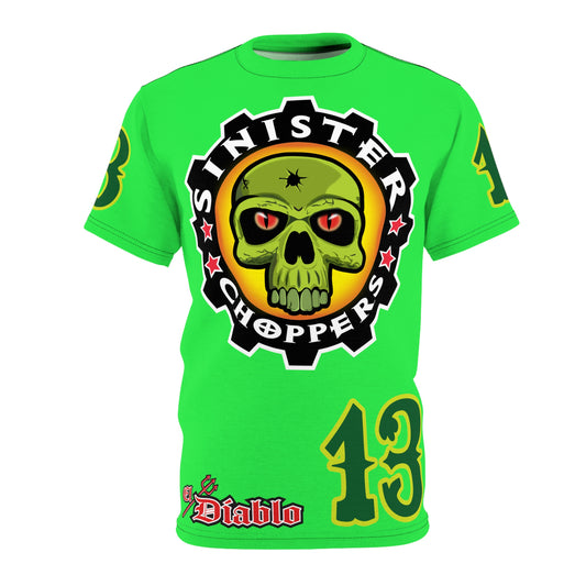 Very Special Sinister Choppers HiViz Motorcycle Riders Super Tee