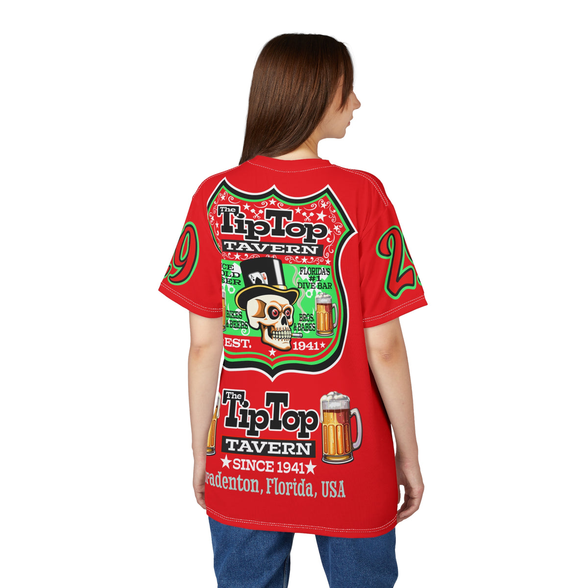 Tip Top Tavern Dive Bar Super Tee - America's Best Dive Bar, Bikes Beers Babes & Bros. - Biker Bar Tee
