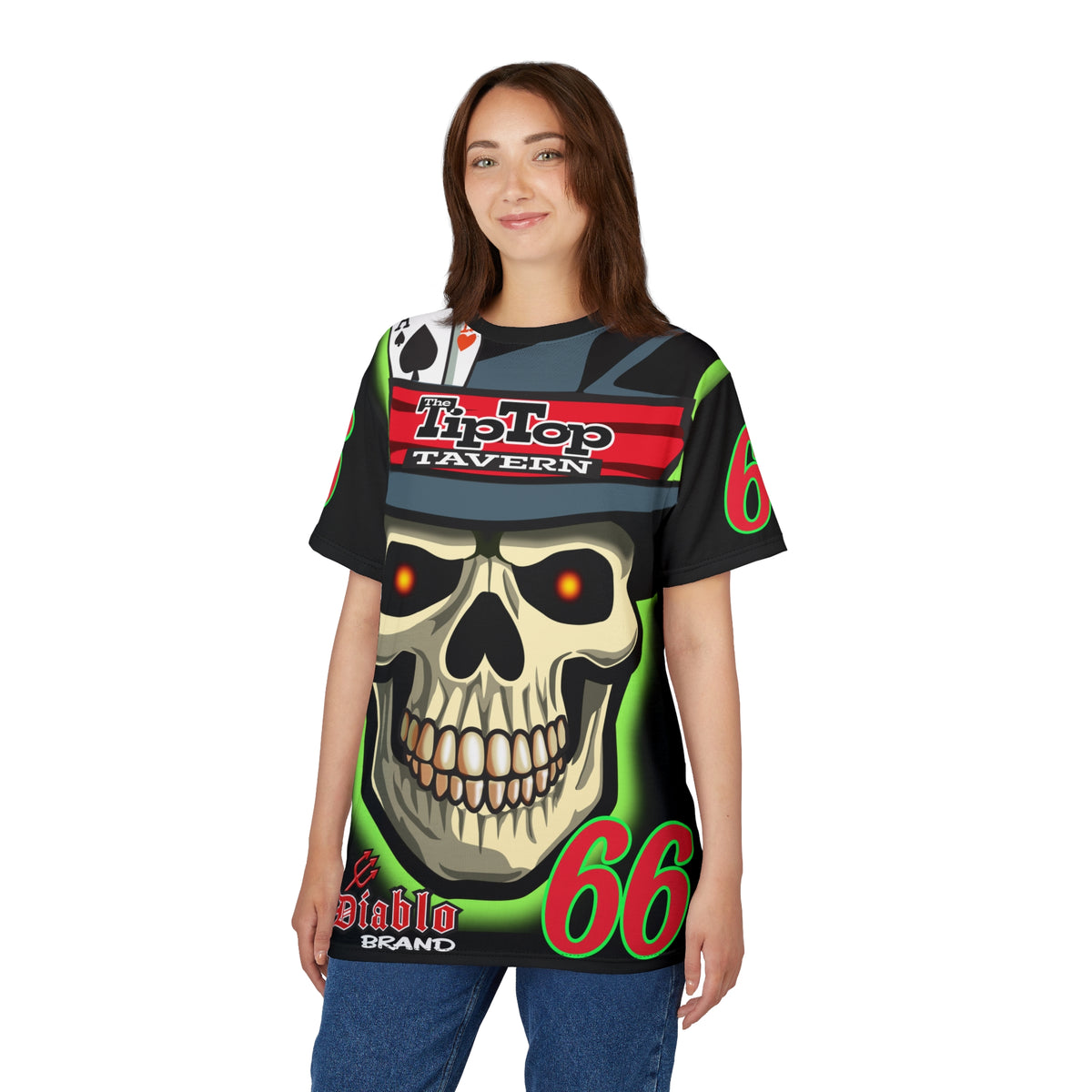 SRT Tip Top Tavern Dive Bar Super Riding Tee (*Limited Edition) - Florida's Best Dive Bar, Bikes Beers Babes & Bros. - Honouring Biker Bar Tee