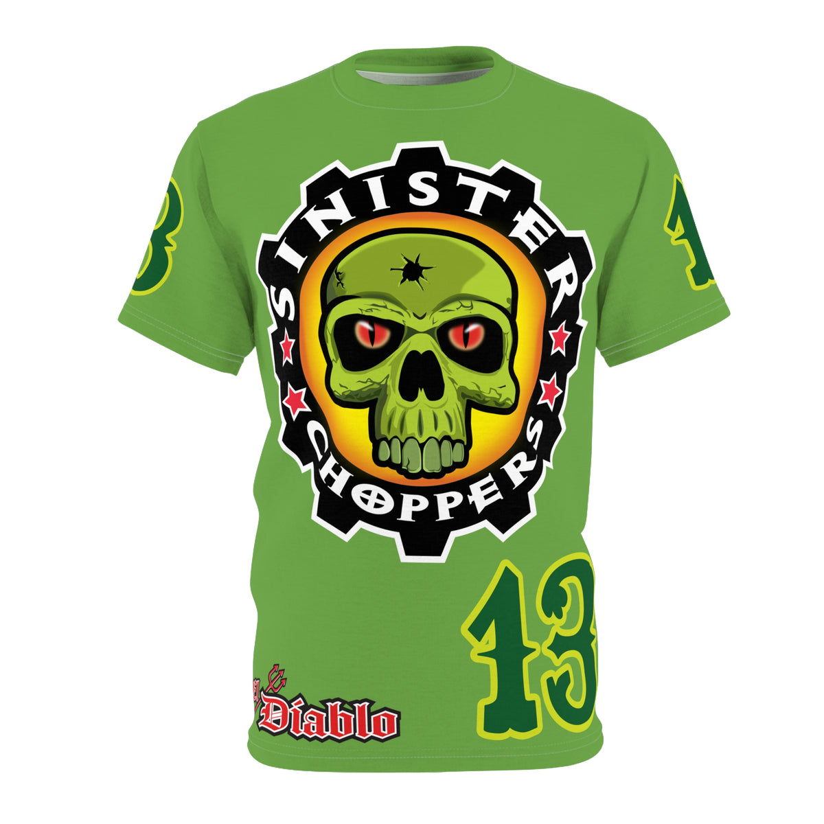 Sinnister Choppers FHiViz HiViz Motorcycle Riders Super Tee