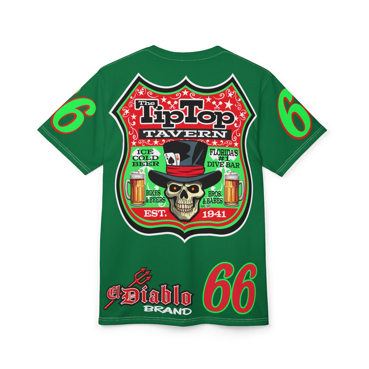 Tip Top Tavern Super Tee - America's Best Dive Bar - Bikes Beers Babes & Bros.